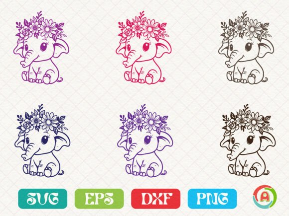 Baby Elephant with Floral Svg: A Designer's Real-World Review