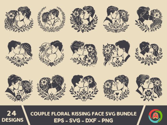 Couple in Love Floral Svg Bundle Review
