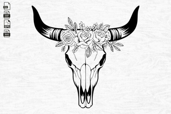 Cow Skull Flowers SVG: A Designer's Embroidery Review