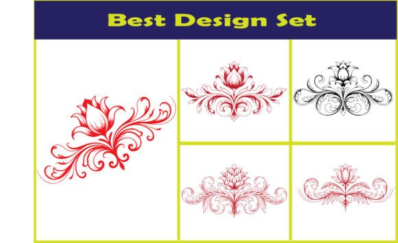 Floral Ornament Vector SVG Bundle Set Review