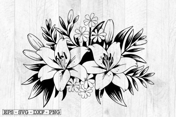 Lily Flower Svg Review for Real Embroidery