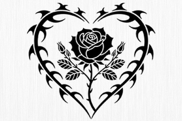 Rose Flower Svg for Embroidery Projects