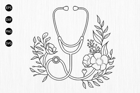Stethoscope Floral SVG, Doctor Svg: A Designer's Review